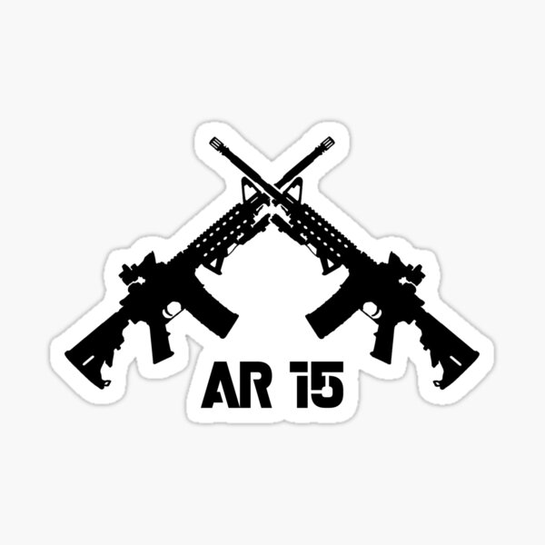 ar 15 gun Sticker