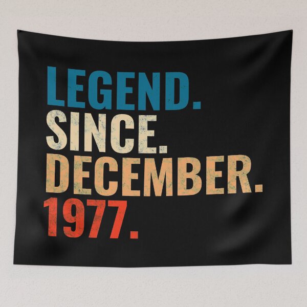 Item preview, Legend Since December 1977 Retro Vintage designed and sold by Teelogic.