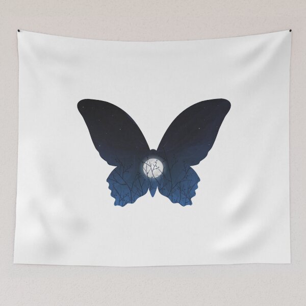 Item preview, butterfly double exposure designed and sold by Hartics.