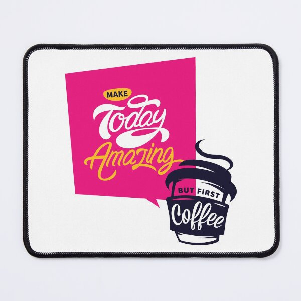 Item preview, Make Today Amazing but first coffee designed and sold by Nelli Designz.