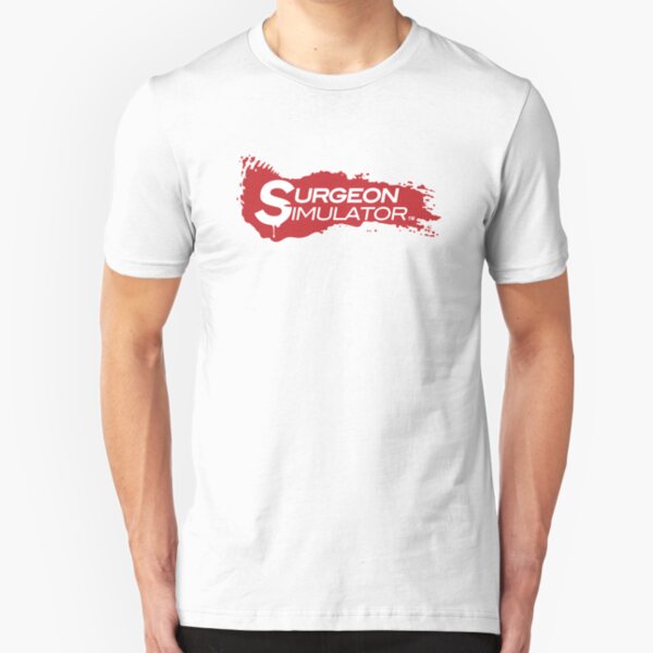 Surgeon Simulator Official Logo - Official Merchandise Slim Fit T-Shirt