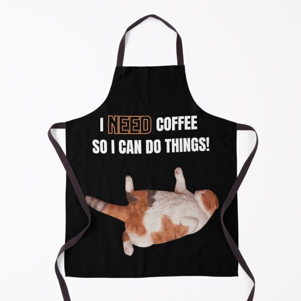 Item preview, I need coffee to do things, funny animal coffee design designed and sold by Digital360World.