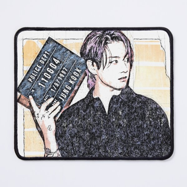 Item preview, Jung Kook 정국 BTS Bangtan Boys K-Pop Idol Group Member 방탄소년단 Butter Sketch Artwork 01 designed and sold by mauveswancom.