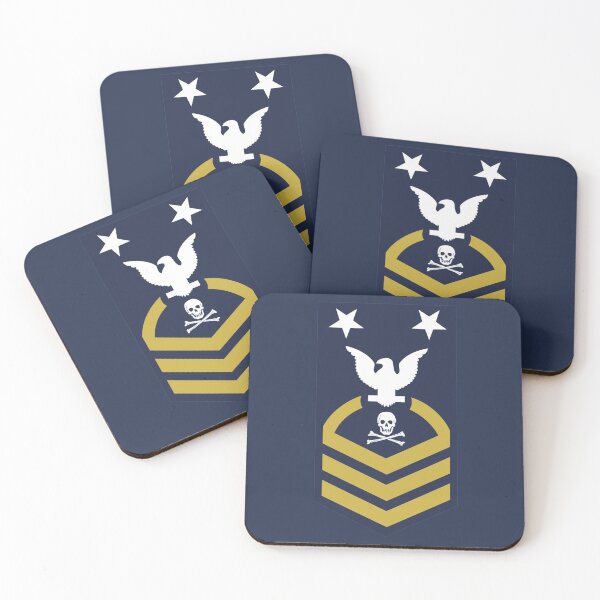 Item preview, Pirate Master Chief - Coast Guard, MCPO  - Skull and Crossbones designed and sold by AlwaysReadyCltv.
