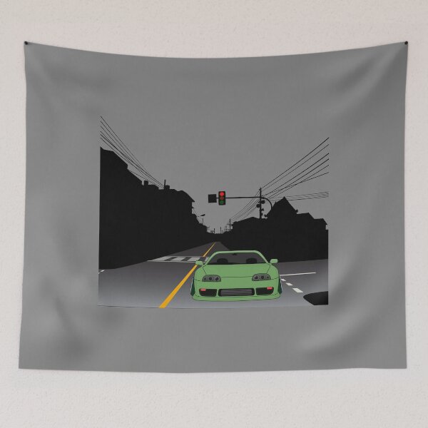 Item preview, Toyota Supra street scene automotive design designed and sold by Digital360World.
