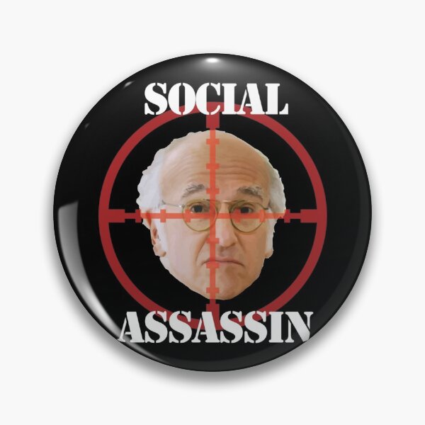 Artikelvorschau, Social Assassin (Bändigen Sie Ihre Begeisterung) entworfen und verkauft von BuynowD.