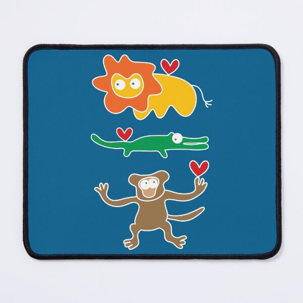 Item preview, Cartoon Lion, Alligator And Monkey Trio © fatfatin designed and sold by fatfatin.