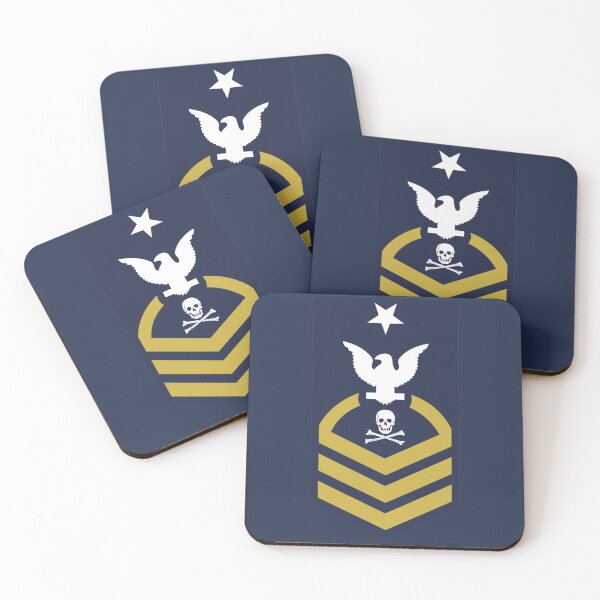 Item preview, Pirate Senior Chief - Coast Guard SCPO  - Skull and Crossbones designed and sold by AlwaysReadyCltv.