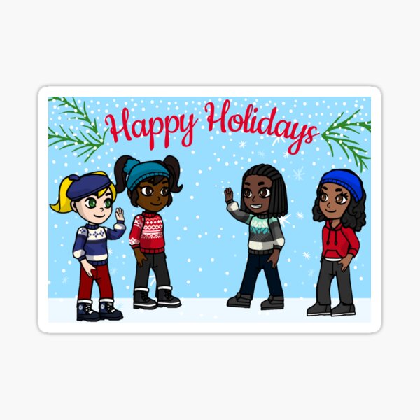 Happy Holidays Sticker