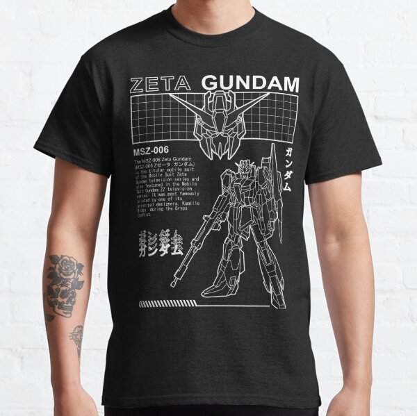 Zeta Gundam T-shirt—Mobile Suit Zeta Gundam/STRICT-G JAPAN Collaboration, GUNDAM