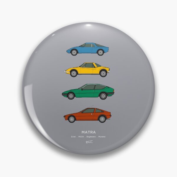 Item preview, Matra sports car collection designed and sold by RJWautographics.