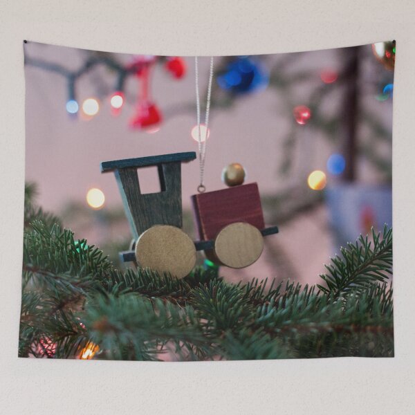 Item preview, Train Ornament Photography Print designed and sold by griffingphoto.