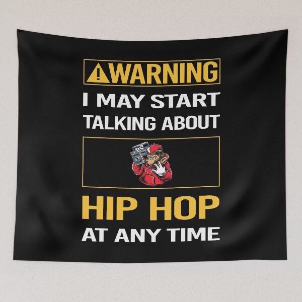 Item preview, Funny Warning Hip Hop Hiphop designed and sold by FulviaContreras.