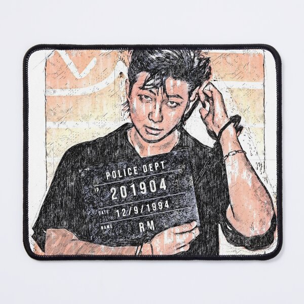 Item preview, RM 알엠 Kim Namjoon BTS Bangtan Boys K-Pop Idol Group Member 방탄소년단 Butter Sketch Artwork 01 designed and sold by mauveswancom.