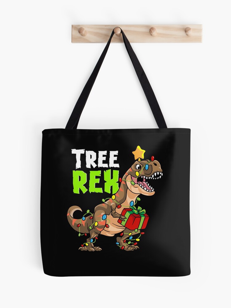 ROARSOME Christmas T Rex Dinosaur Kids T-Shirt' Reusable Gift Bag