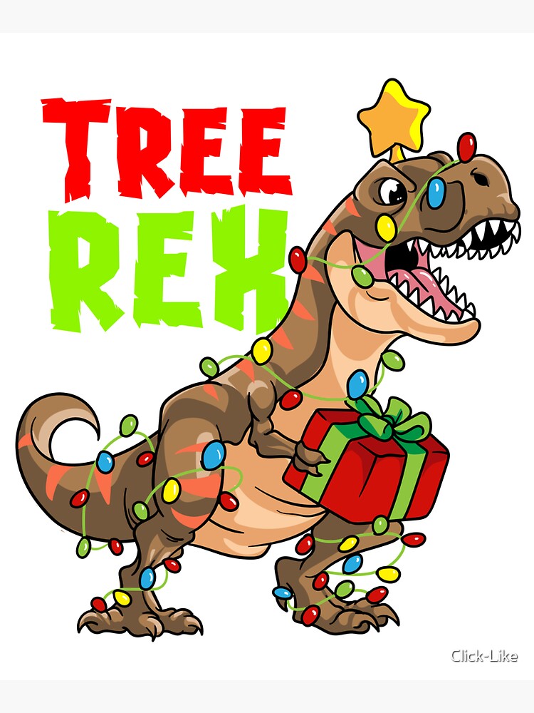 ROARSOME Christmas T Rex Dinosaur Kids T-Shirt' Reusable Gift Bag