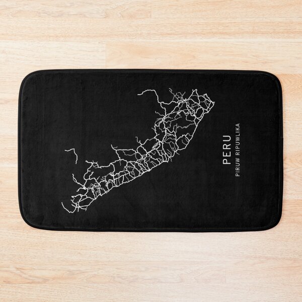 Item preview, Peru Road Map designed and sold by clarkstpress.