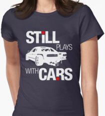 Still plays with cars (2) Women's Fitted T-Shirt