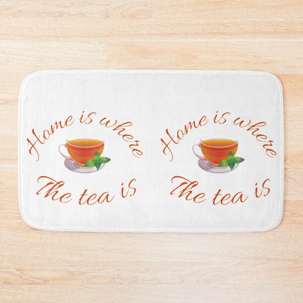 Item preview, Home Is Where The Tea Is , Tea Lover, Tea quote designed and sold by Special-Art1.