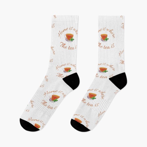 Item preview, Home Is Where The Tea Is , Tea Lover, Tea quote designed and sold by Special-Art1.
