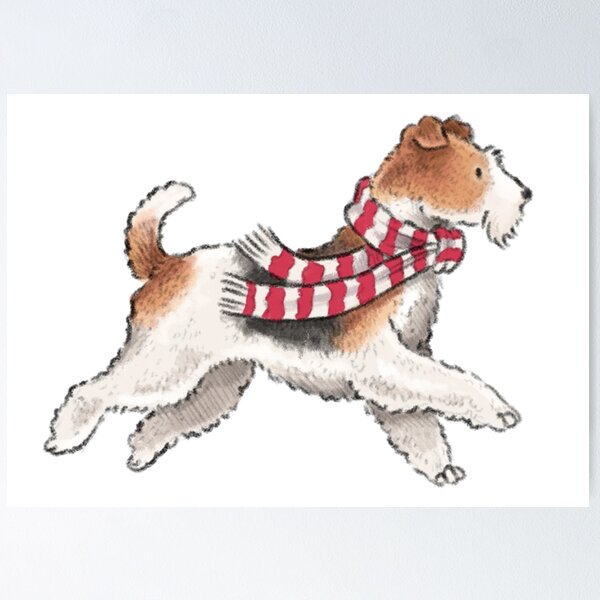 Item preview, Wire Haired Fox Terrier Dog designed and sold by Elspeth Rose Design.