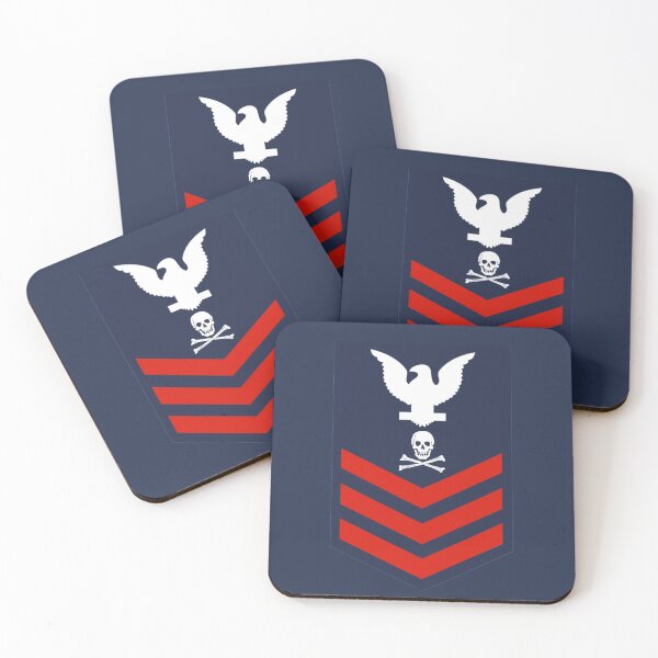 Item preview, Pirate Petty Officer - Coast Guard PO1  - Skull and Crossbones designed and sold by AlwaysReadyCltv.