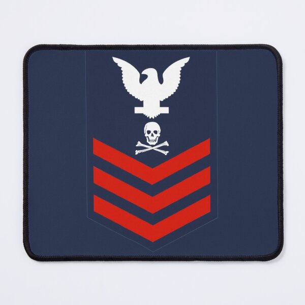Item preview, Pirate Petty Officer - Coast Guard PO1  - Skull and Crossbones designed and sold by AlwaysReadyCltv.