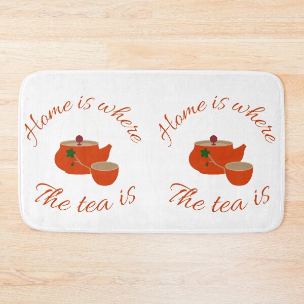 Item preview, Home Is Where The Tea Is , Tea Lover, Tea quote designed and sold by Special-Art1.