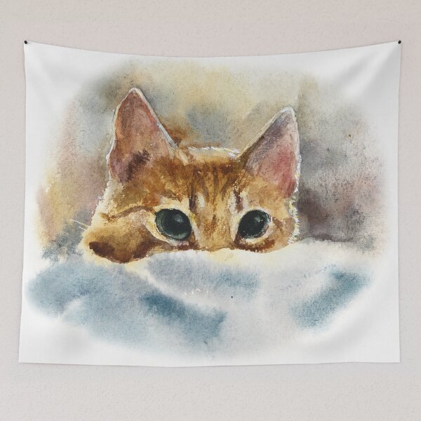 Item preview, Adorable Cat paint kawaii designed and sold by jassine11.