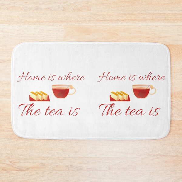 Item preview, Home Is Where The Tea Is , Tea Lover, Tea quote designed and sold by Special-Art1.