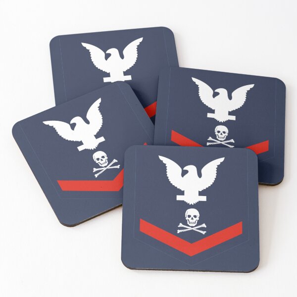Item preview, Pirate Petty Officer - Coast Guard PO3  - Skull and Crossbones designed and sold by AlwaysReadyCltv.