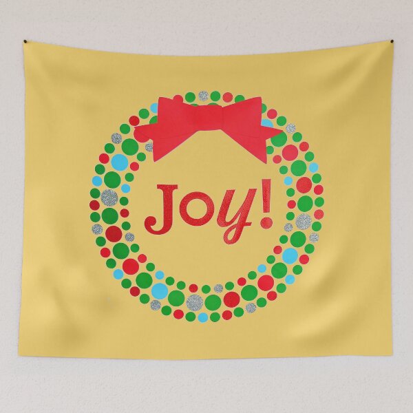Item preview, Joy Wreath designed and sold by Frankie Cat Photography.