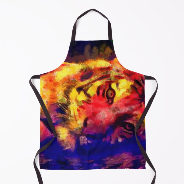 Item preview, Tiger Laying Down Digital Painting designed and sold by NeavesPhoto.