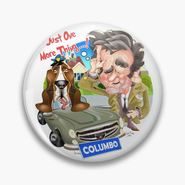 Item preview, Columbo designed and sold by SARAH BAILEY CARTOONS.