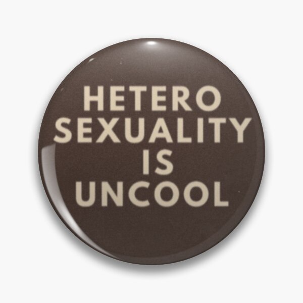 Item preview, HETERO is uncool designed and sold by Emma-Moony.