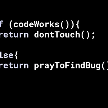 Artwork thumbnail, Computer Geek Pray To Find Bug by ComputerGeeksTs