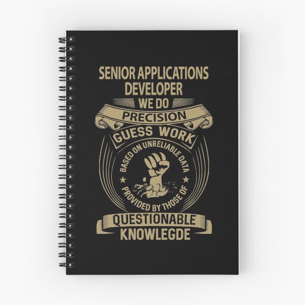 Item preview, Senior Applications Developer T Shirt - We Do Precision Job Gift Item Tee designed and sold by natalinedk.