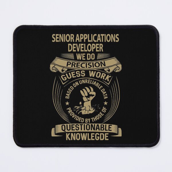 Item preview, Senior Applications Developer T Shirt - We Do Precision Job Gift Item Tee designed and sold by natalinedk.