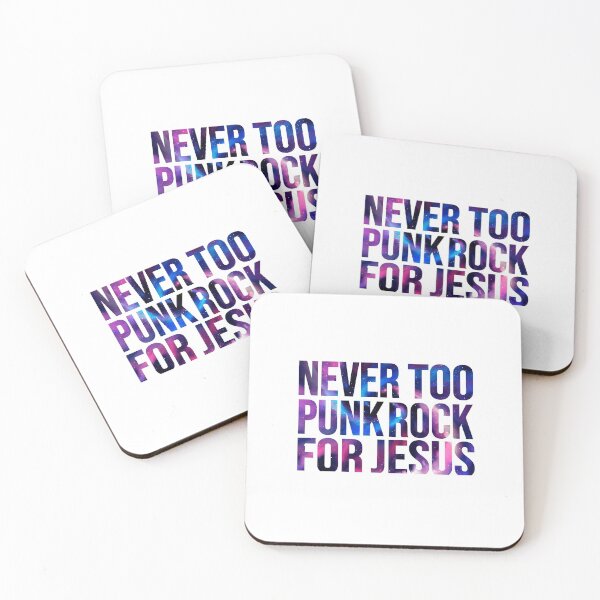 Item preview, Never too punk rock for jesus - Christian quotes  designed and sold by Raminovitch.