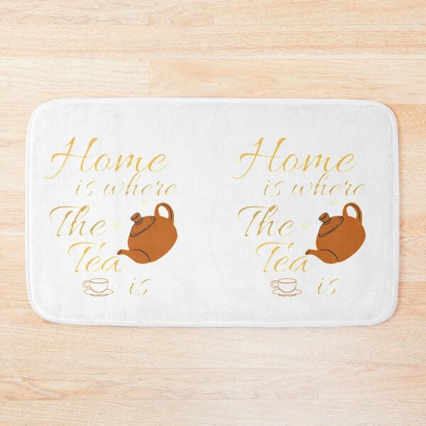Item preview, Home Is Where The Tea Is , Tea Lover, Tea quote designed and sold by Special-Art1.