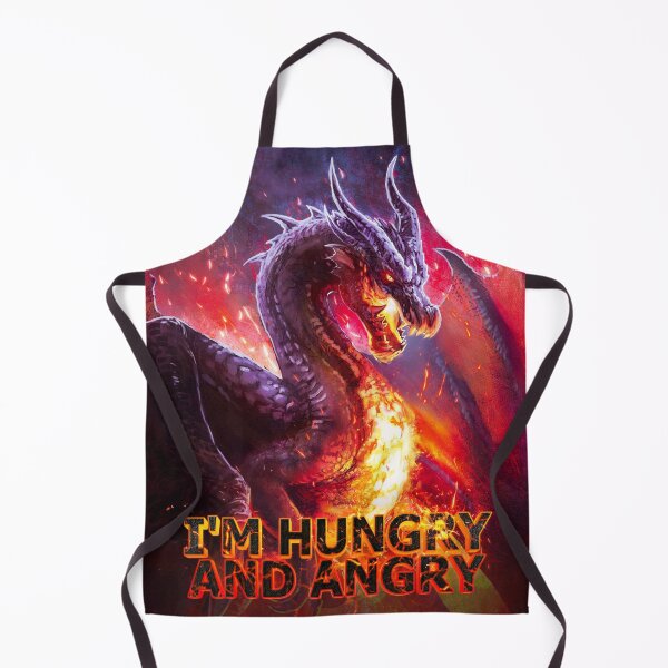 Item preview, A hungry and angry dragon breathes fire designed and sold by ArtistDrawing.