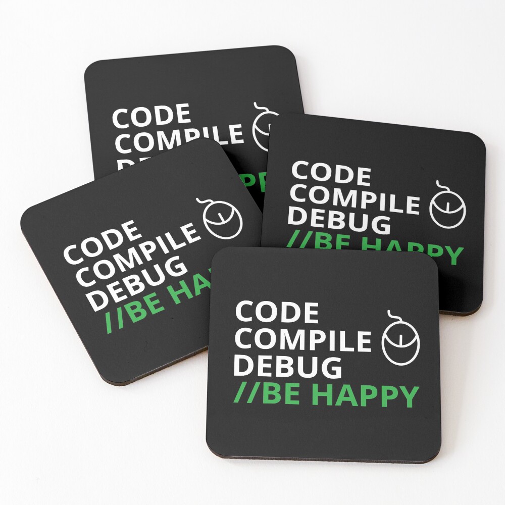 Item preview, Coasters (Set of 4) designed and sold by ComputerGeeksTs.