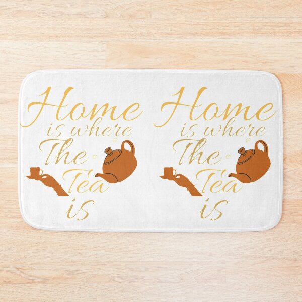 Item preview, Home Is Where The Tea Is , Tea Lover, Tea quote designed and sold by Special-Art1.