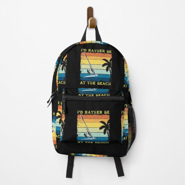 Item preview, I'd Rather Be At The Beach, Vintage Wind Surf, Beach Lifestyle, Ocean Waves, Surf Lover designed and sold by Sun Sand & Sea Art.