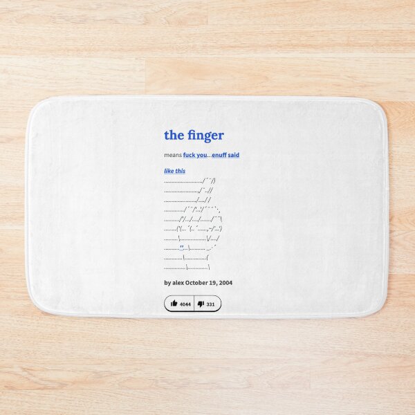Item preview, Urban Dictionary "The Finger" designed and sold by Vapes-ubboi.
