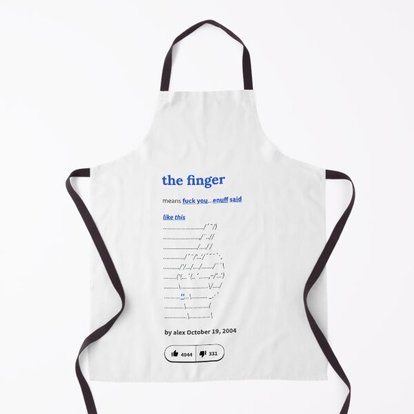 Item preview, Urban Dictionary "The Finger" designed and sold by Vapes-ubboi.