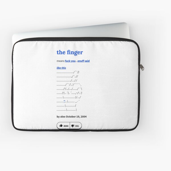 Item preview, Urban Dictionary "The Finger" designed and sold by Vapes-ubboi.