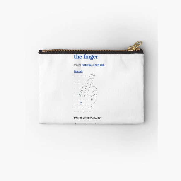 Item preview, Urban Dictionary "The Finger" designed and sold by Vapes-ubboi.