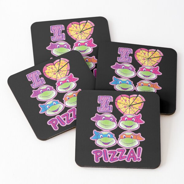 Item preview, Teenage Turtles Super Heroes Love Pizza Retro designed and sold by LindaUS.