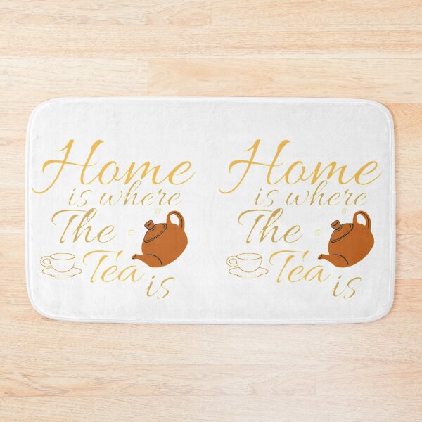 Item preview, Home Is Where The Tea Is , Tea Lover, Tea quote designed and sold by Special-Art1.